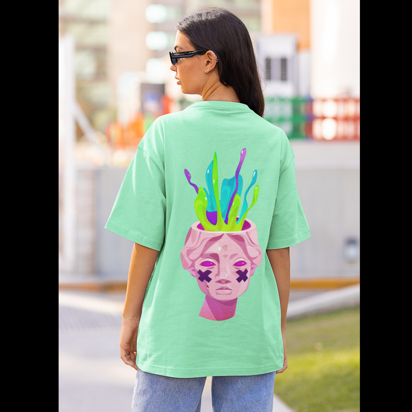 Open mind | Dropped Sleeve Unisex T-Shirt
