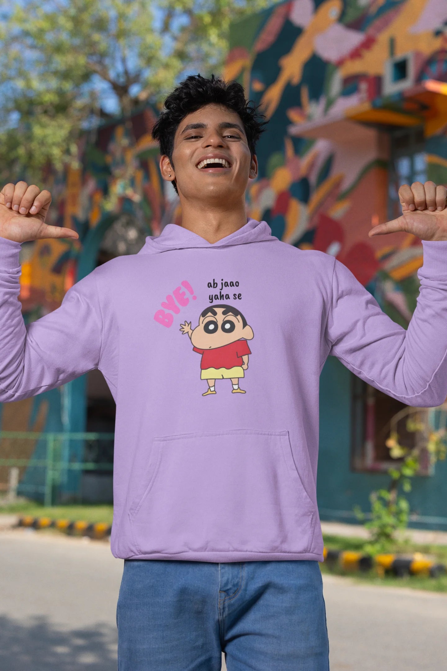 Ab Jao Yaha Se | Shinchan | Premium Unisex Winter Hoodie