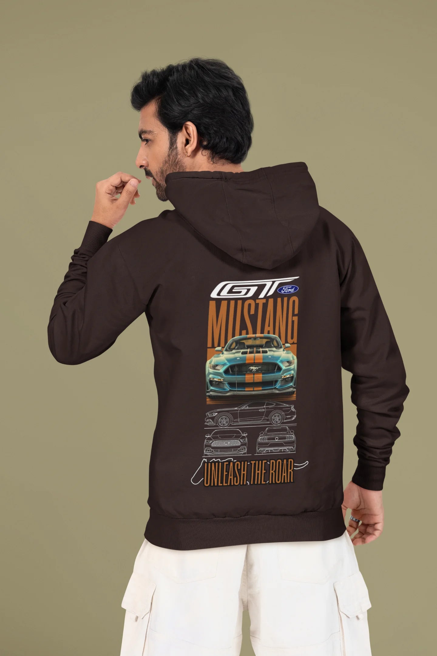 Mustang GT | Supercar | Premium Unisex Winter Hoodie
