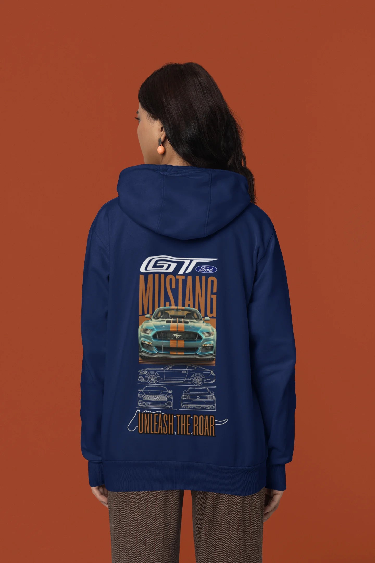 Mustang GT | Supercar | Premium Unisex Winter Hoodie
