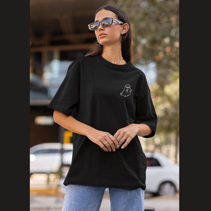 Cute Ghost | Dropped Sleeve Unisex T-Shirt