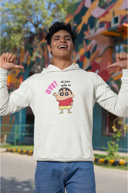 Ab Jao Yaha Se | Shinchan | Premium Unisex Winter Hoodie