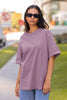 Plain Solid Premium  Oversized Half Sleeve Unisex T-shirt