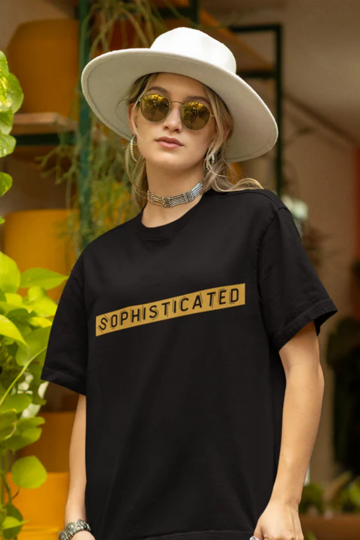Sophisticated | Brutalism | Dropped Sleeve Unisex Tee