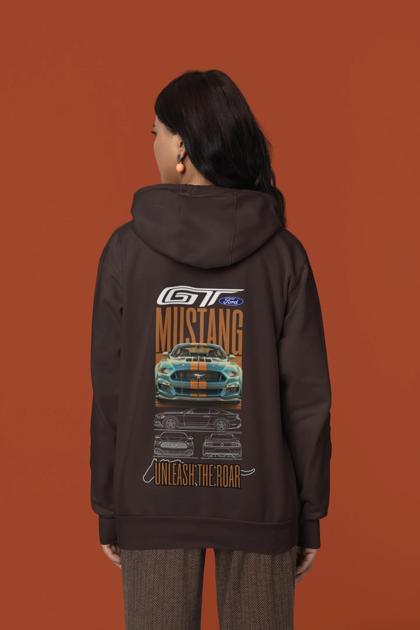 Mustang GT | Supercar | Premium Unisex Winter Hoodie