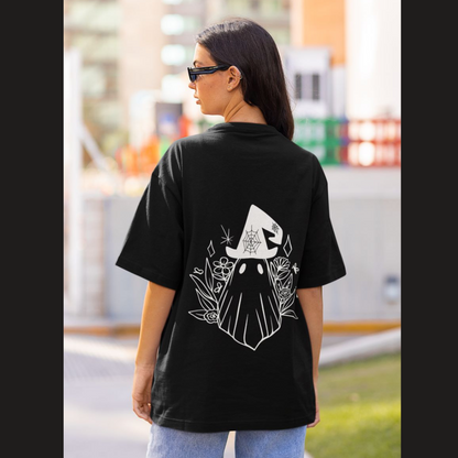 Cute Ghost | Dropped Sleeve Unisex T-Shirt