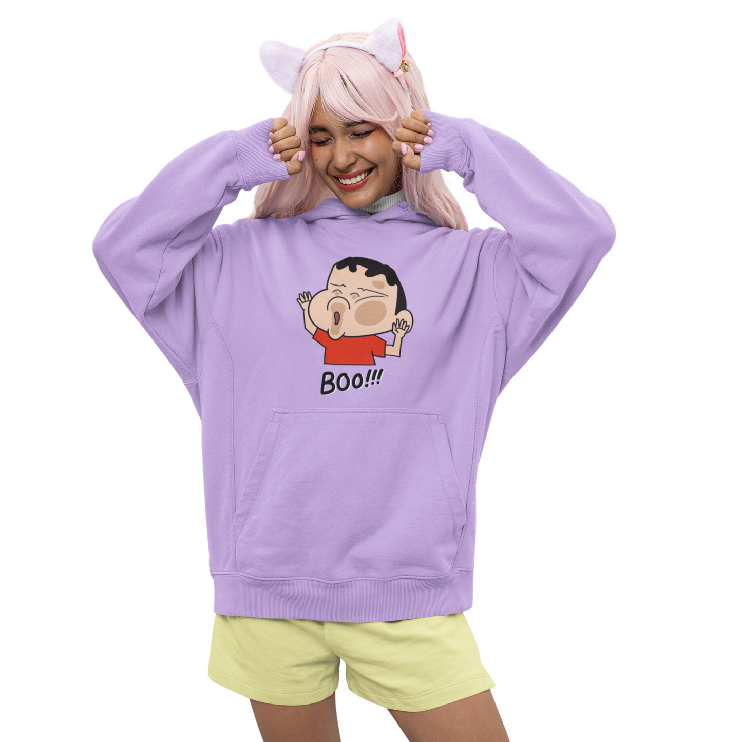 Boo Shinchan | Premium Unisex Winter Hoodie
