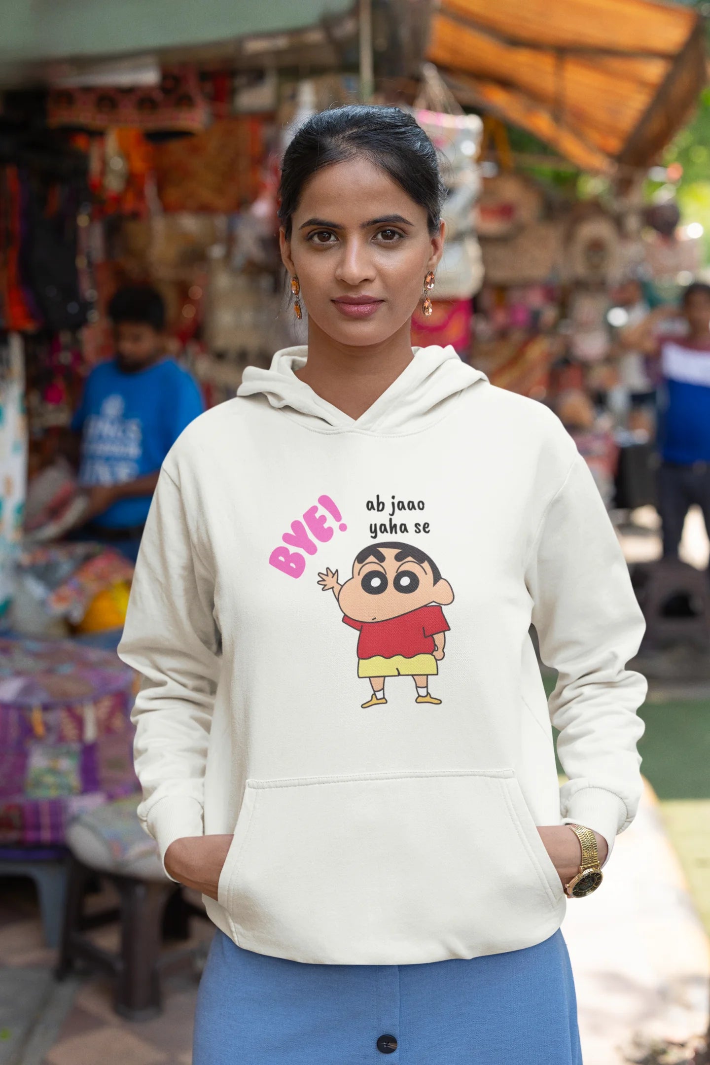 Ab Jao Yaha Se | Shinchan | Premium Unisex Winter Hoodie