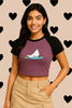 Cry Baby | Shaw tees | Slim Fit Crop Top