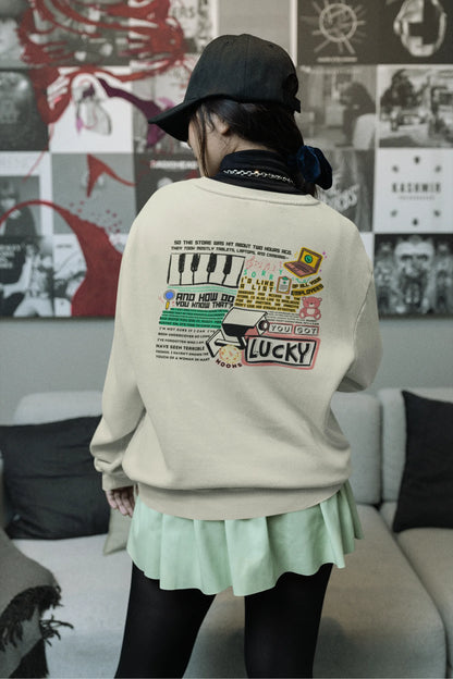 You got lucky | Scripted Saas | Unisex Sweatshirt