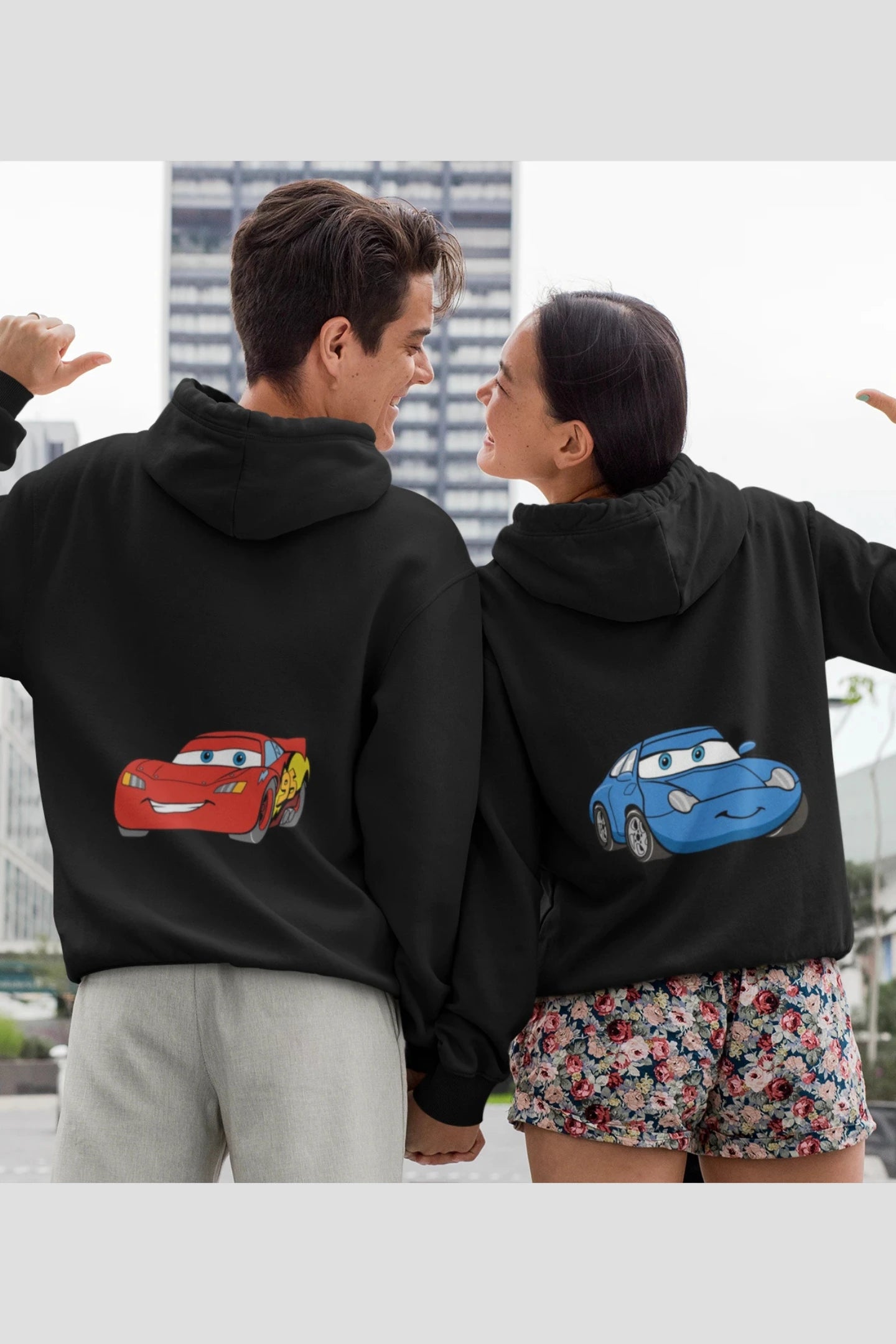 Car Lovers Couples | Lovey Dovey | Premium Unisex Winter Hoodies