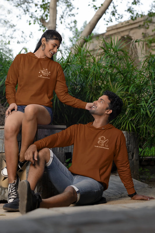 Space Couples | Lovey Dovey | Premium Unisex Winter Hoodies