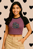 Girl Power | Shaw tees | Slim Fit Crop Top