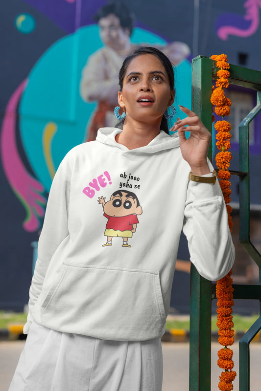 Ab Jao Yaha Se | Shinchan | Premium Unisex Winter Hoodie