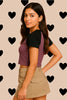Cry Baby | Shaw tees | Slim Fit Crop Top