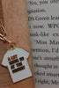 Second image of an anti tarnish gold chain necklace featuring a design inspired by Taylor Swift's 