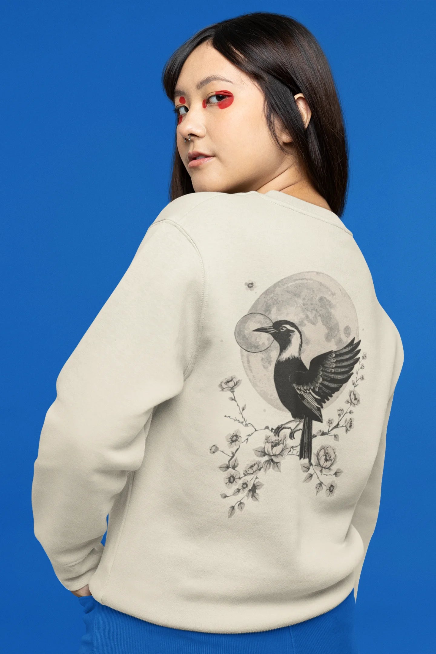 Nocturnal Blossom | Wildlife | Unisex Sweatshirt