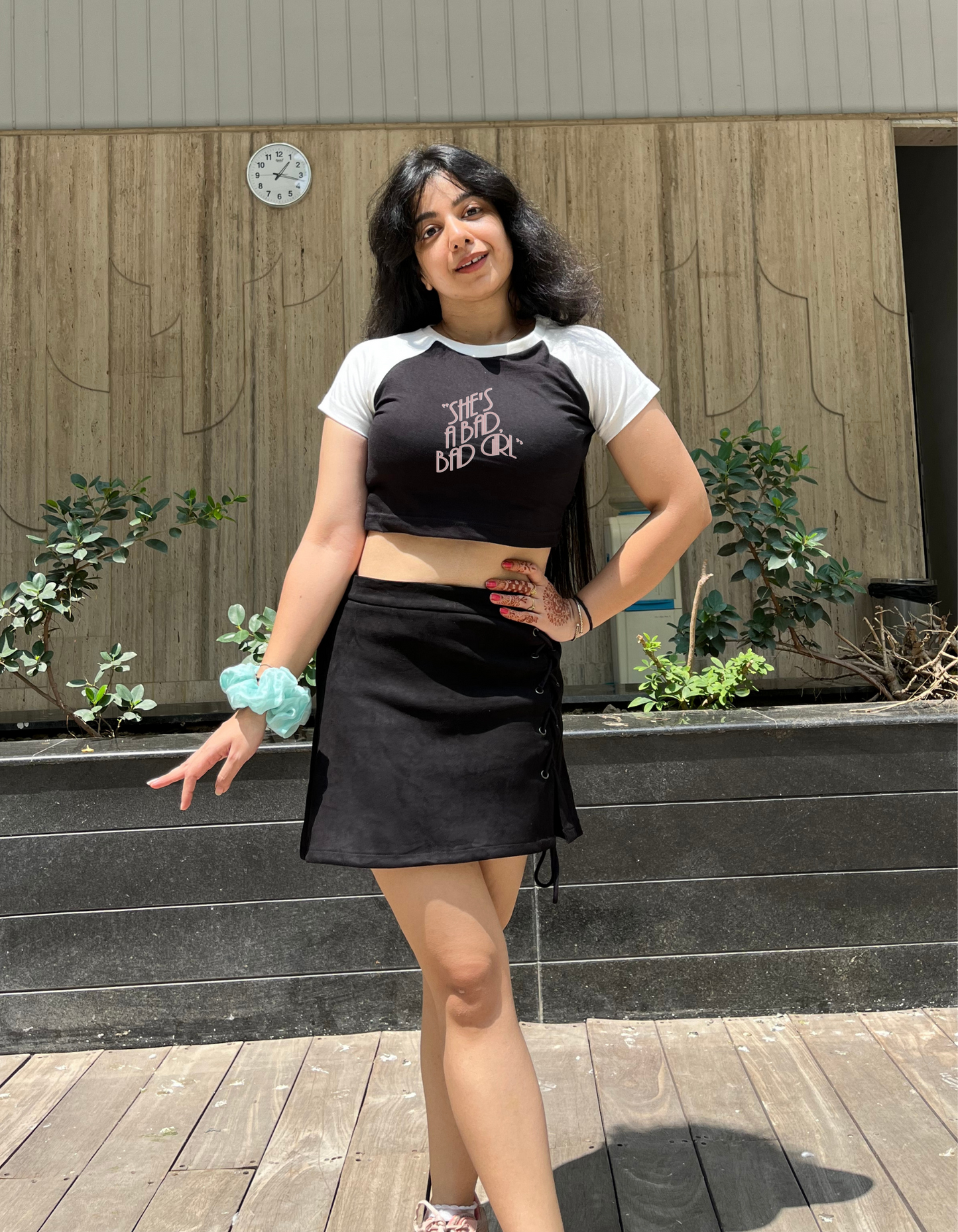 Bad Bad Girl | Shaw tees | Slim Fit Crop Top