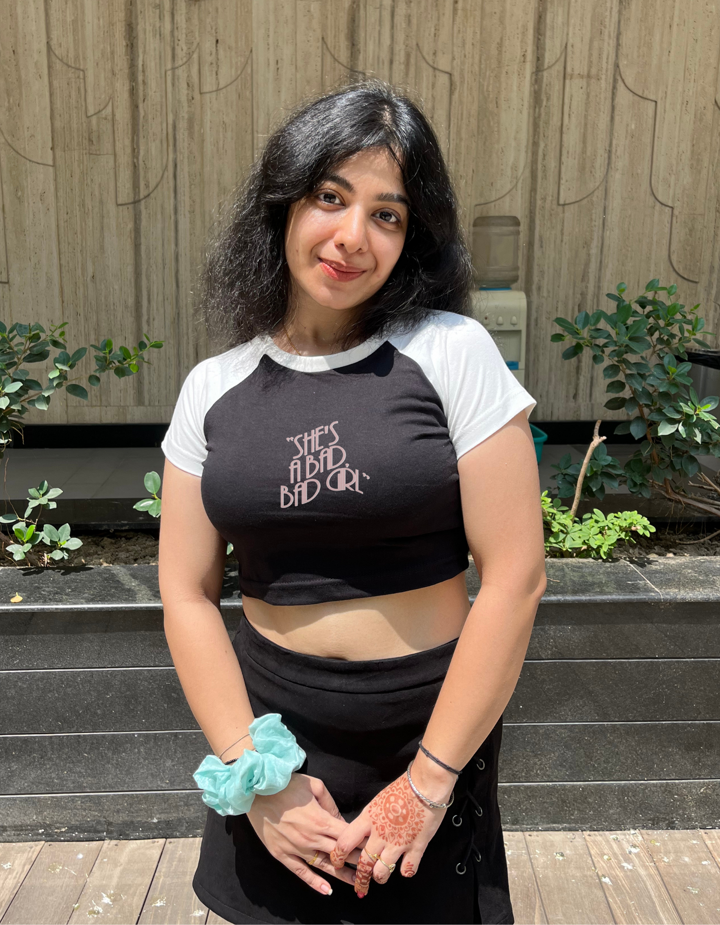 Bad Bad Girl | Shaw tees | Slim Fit Crop Top