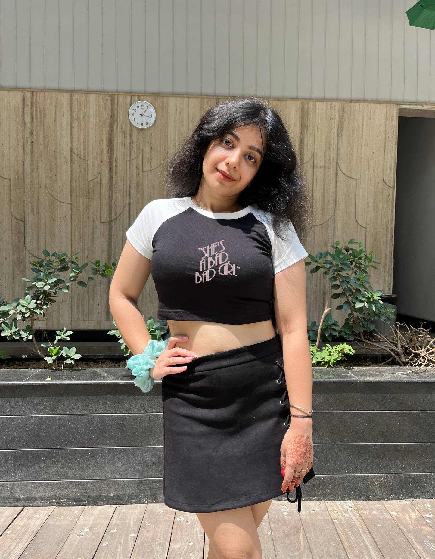 Bad Bad Girl | Shaw tees | Slim Fit Crop Top
