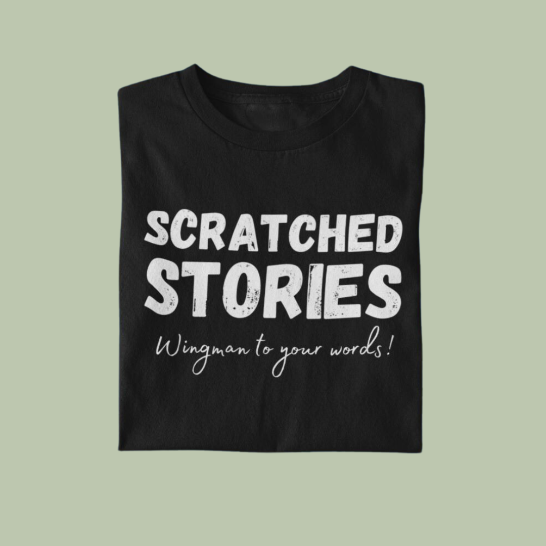 Scratched stories | Premium Unisex Half Sleeve T-shirt