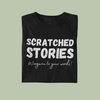 Scratched stories | Premium Unisex Half Sleeve T-shirt