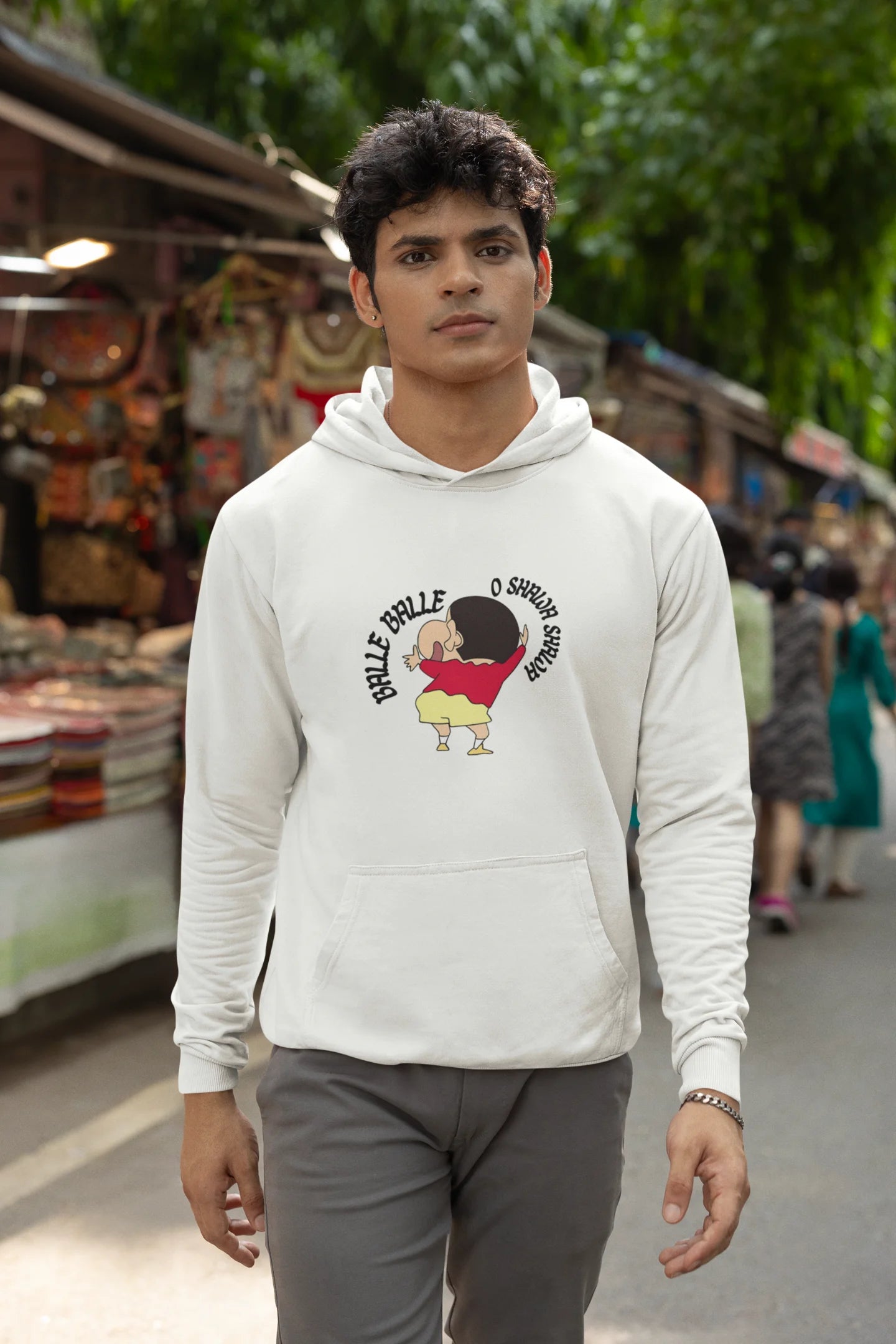 Balle Balle | Shinchan | Premium Unisex Winter Hoodie