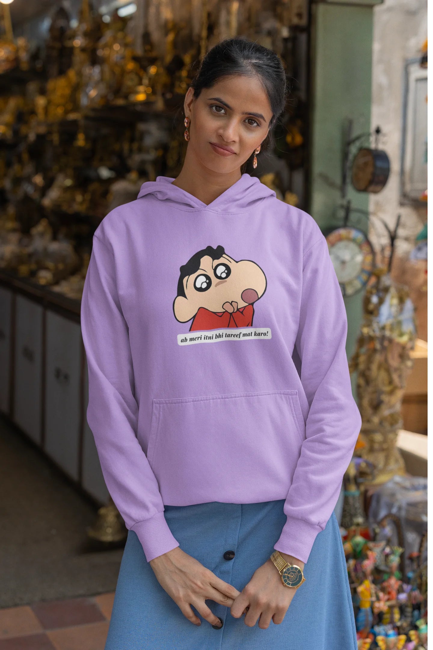 Itni Tareef | Shinchan | Premium Unisex Winter Hoodie