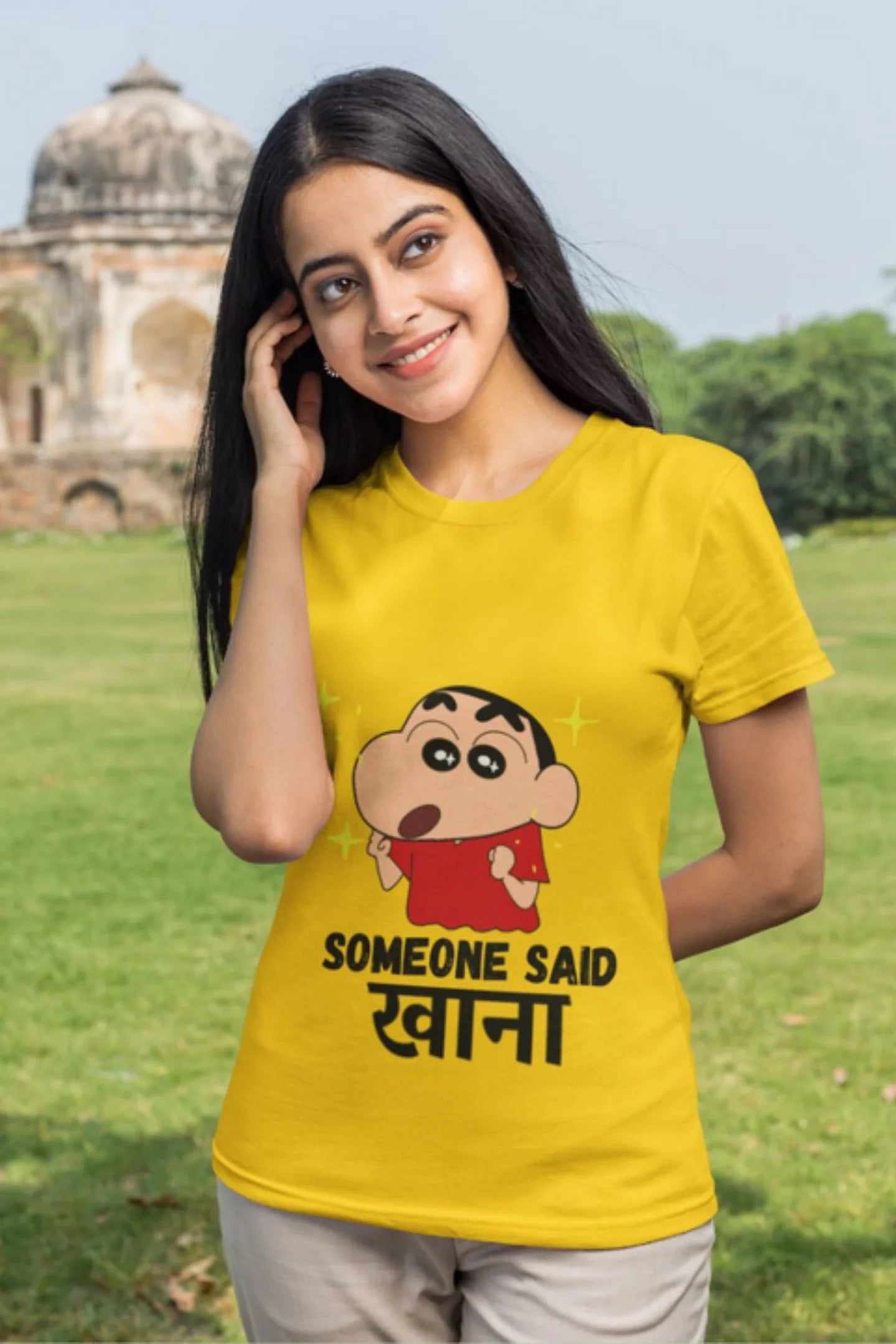Someone said khana | Shinchan Half Sleeve Unisex T-Shirt