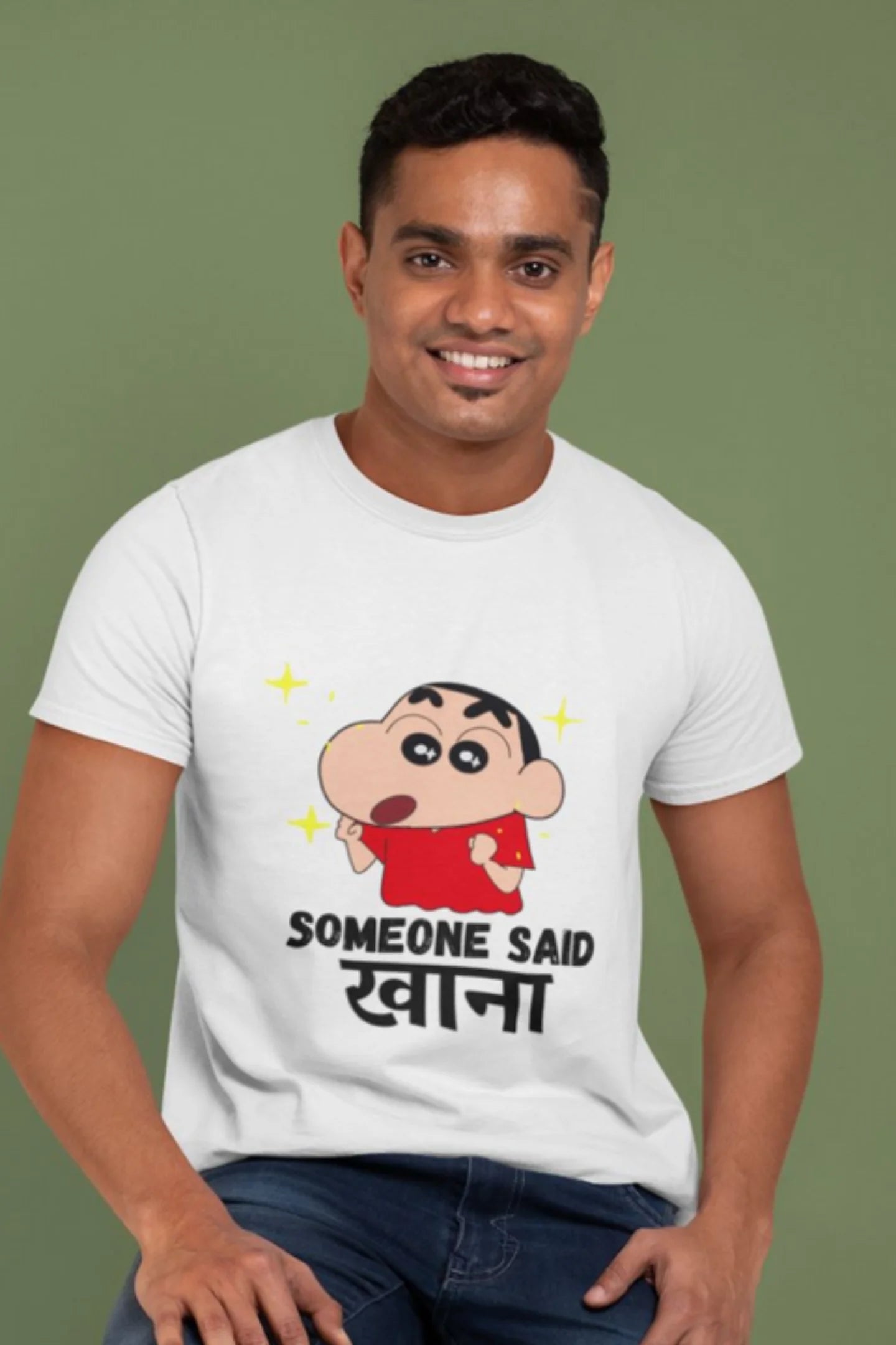 Someone said khana | Shinchan Half Sleeve Unisex T-Shirt