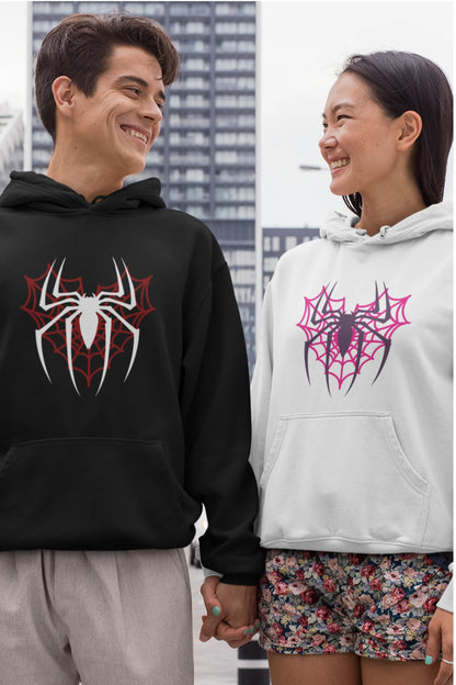 MJ And Spiderman | Lovey Dovey | Premium Unisex Winter Hoodies