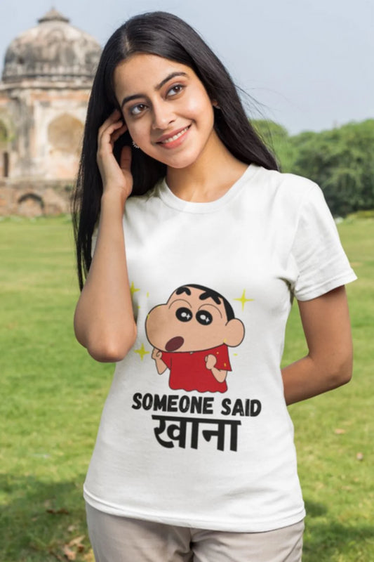 Someone said khana | Shinchan Half Sleeve Unisex T-Shirt