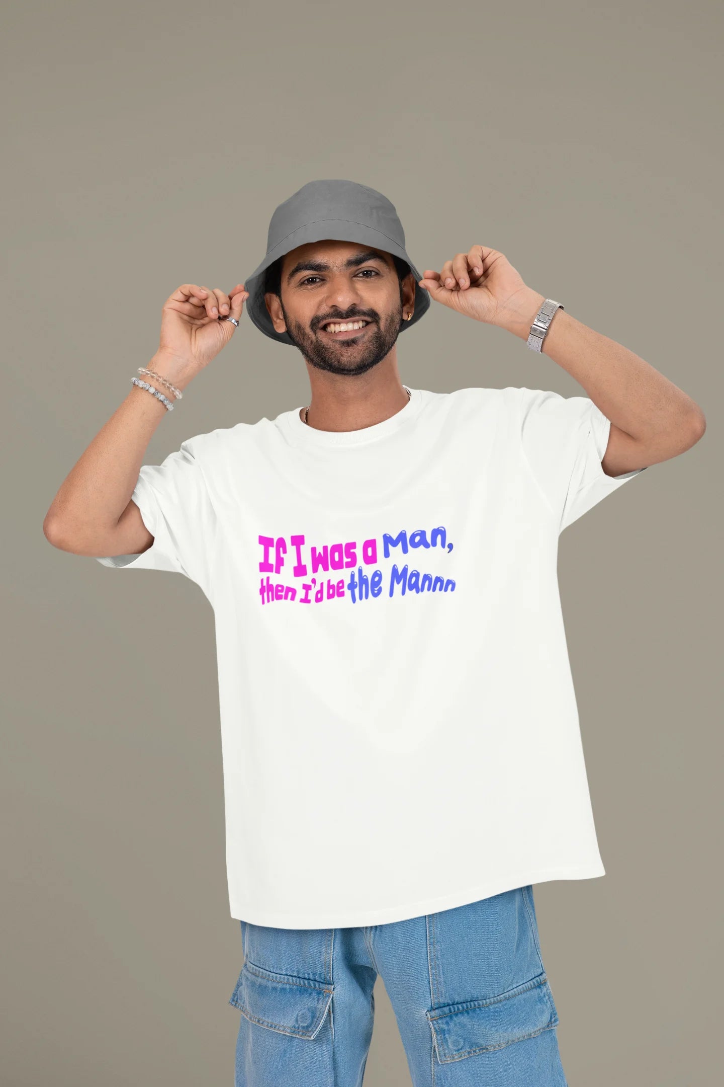 I'd be the man | T.S | Oversized Unisex T-Shirt