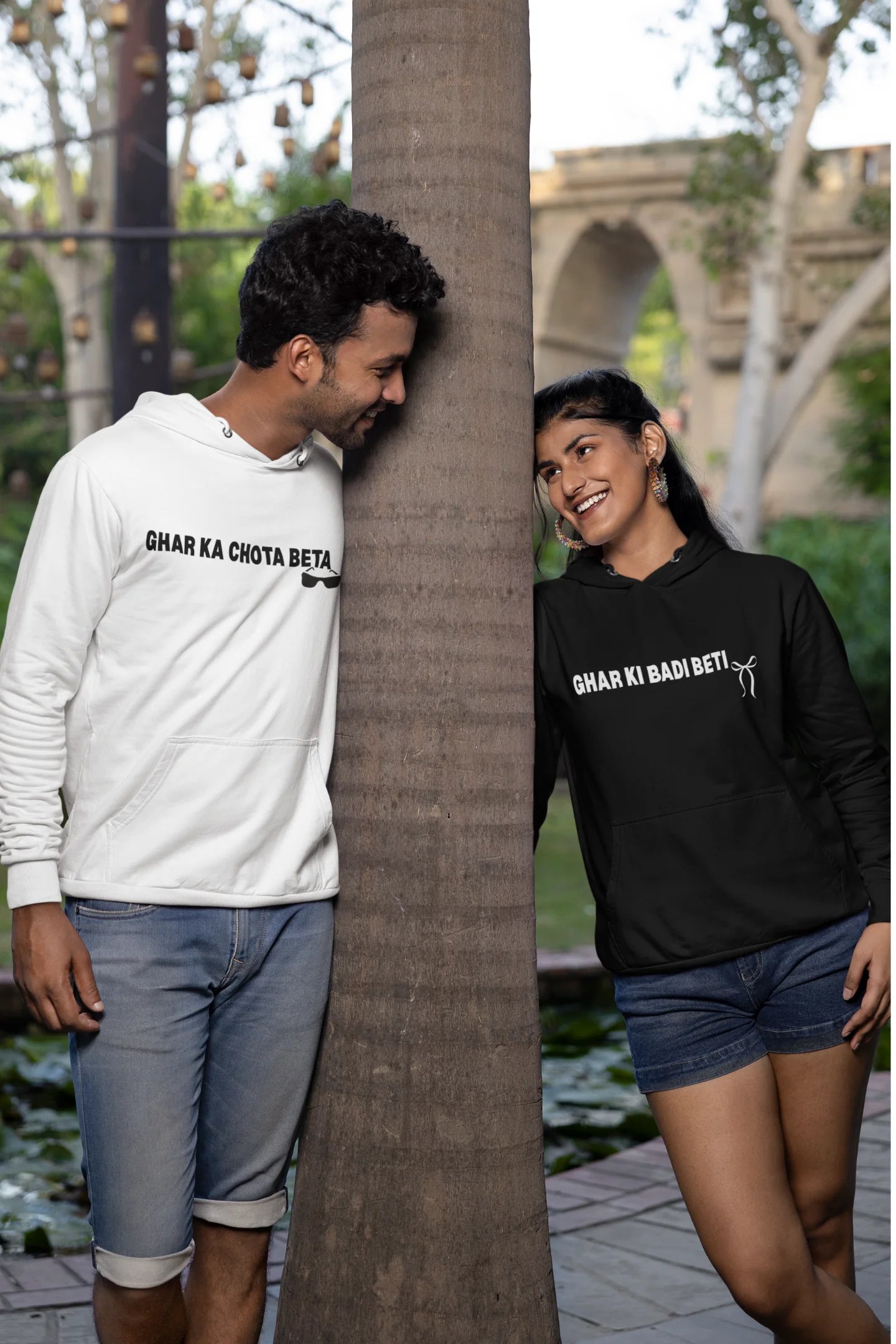 Chota Beta And Badi Beti | Lovey Dovey | Premium Unisex Winter Hoodies