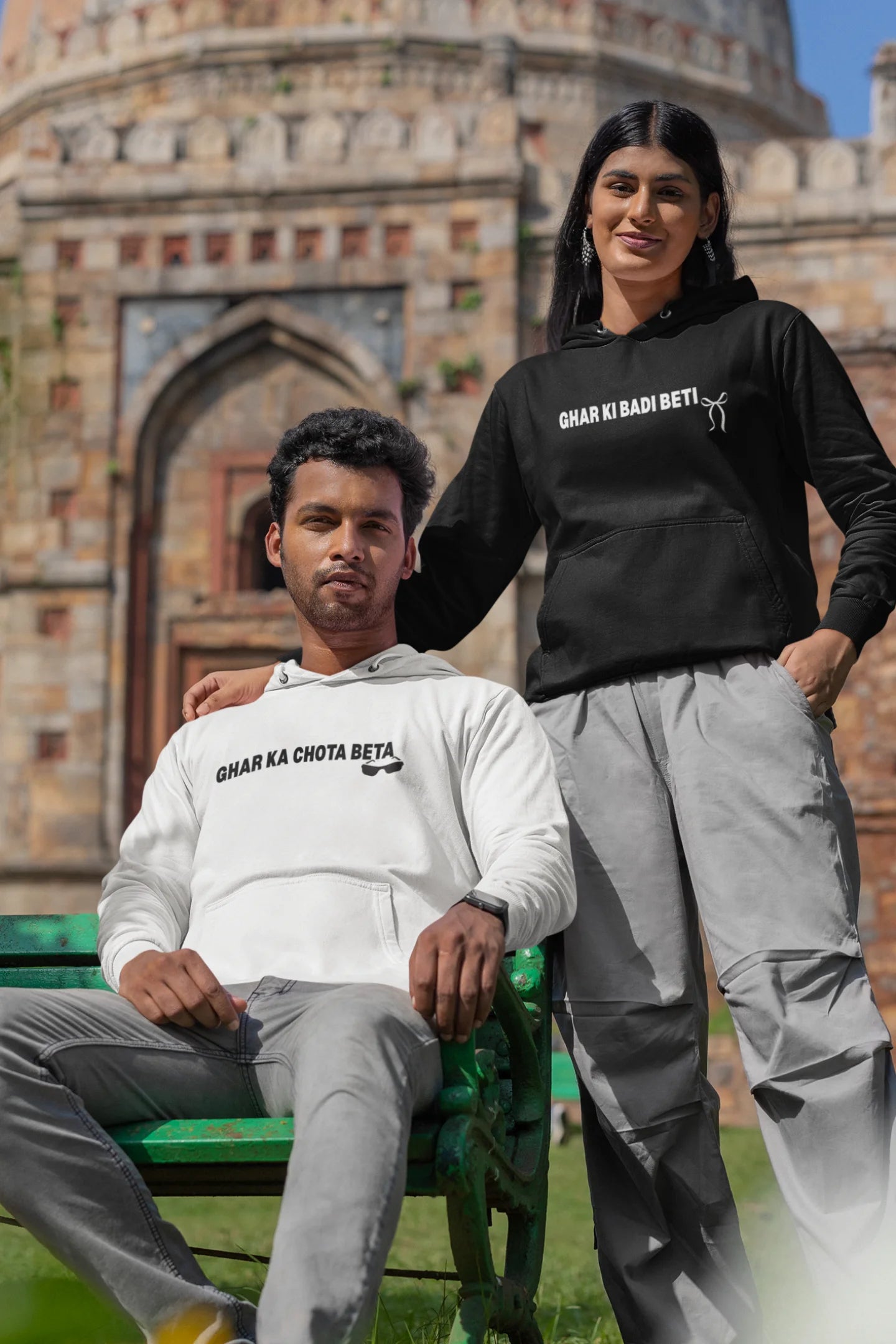 Chota Beta And Badi Beti | Lovey Dovey | Premium Unisex Winter Hoodies