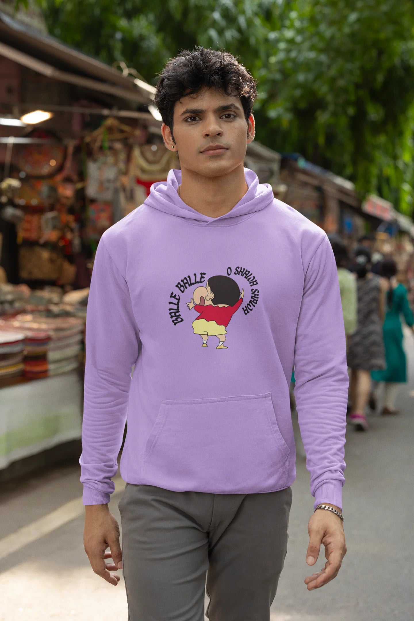 Balle Balle | Shinchan | Premium Unisex Winter Hoodie