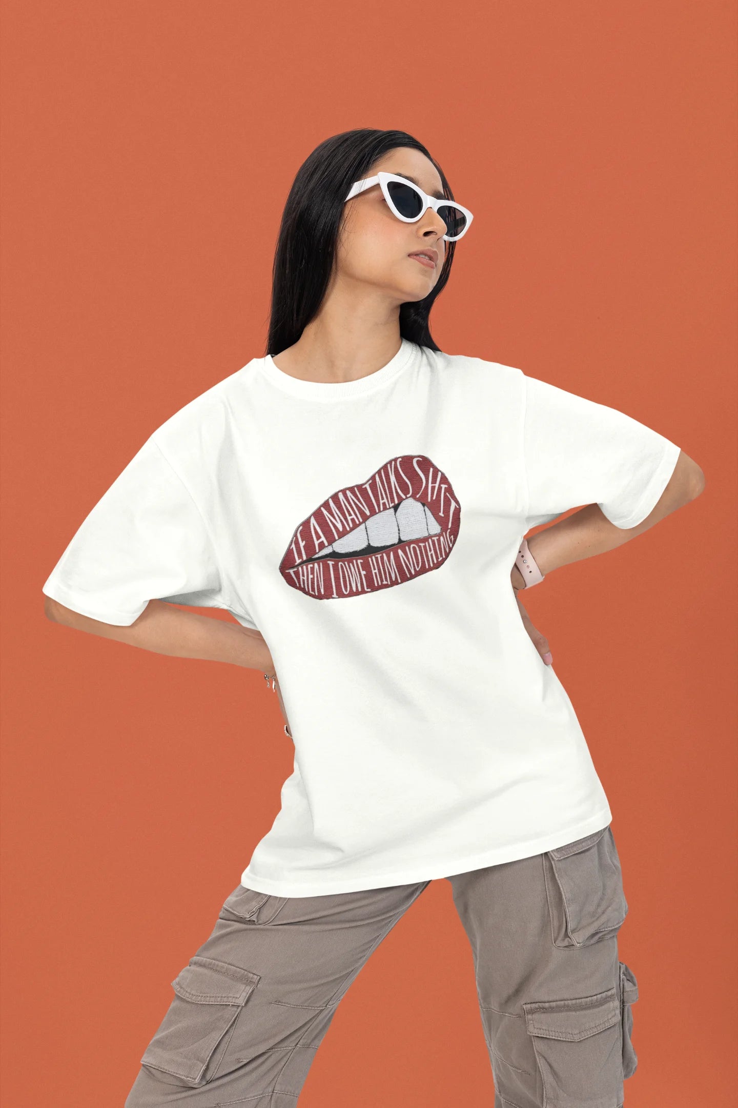 Owe him nothing | T.S | Dropped Sleeve Unisex Tee