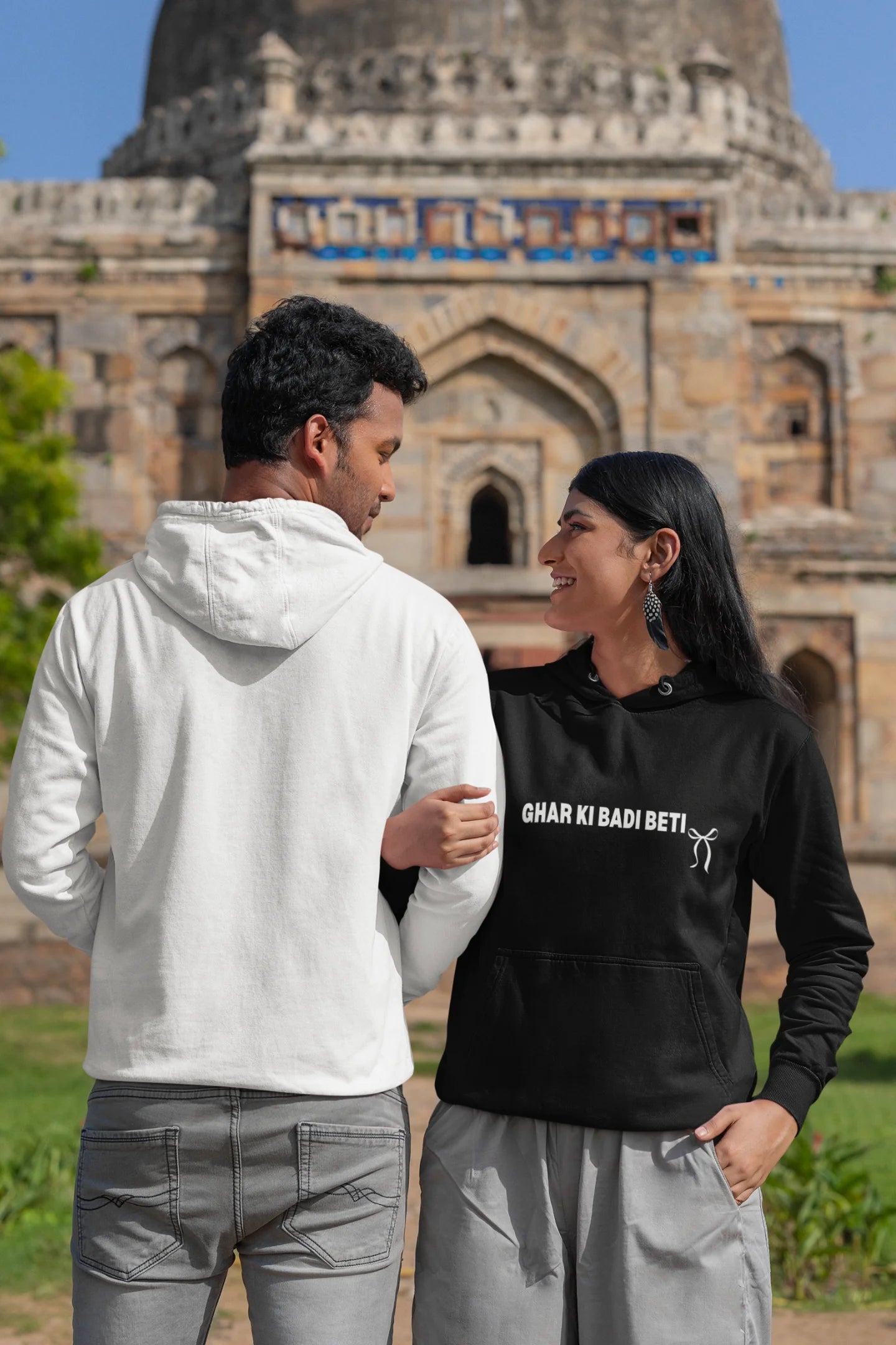 Chota Beta And Badi Beti | Lovey Dovey | Premium Unisex Winter Hoodies