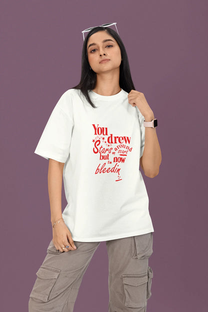 I'm Bleeding | T.S | Dropped Sleeve Unisex Tee