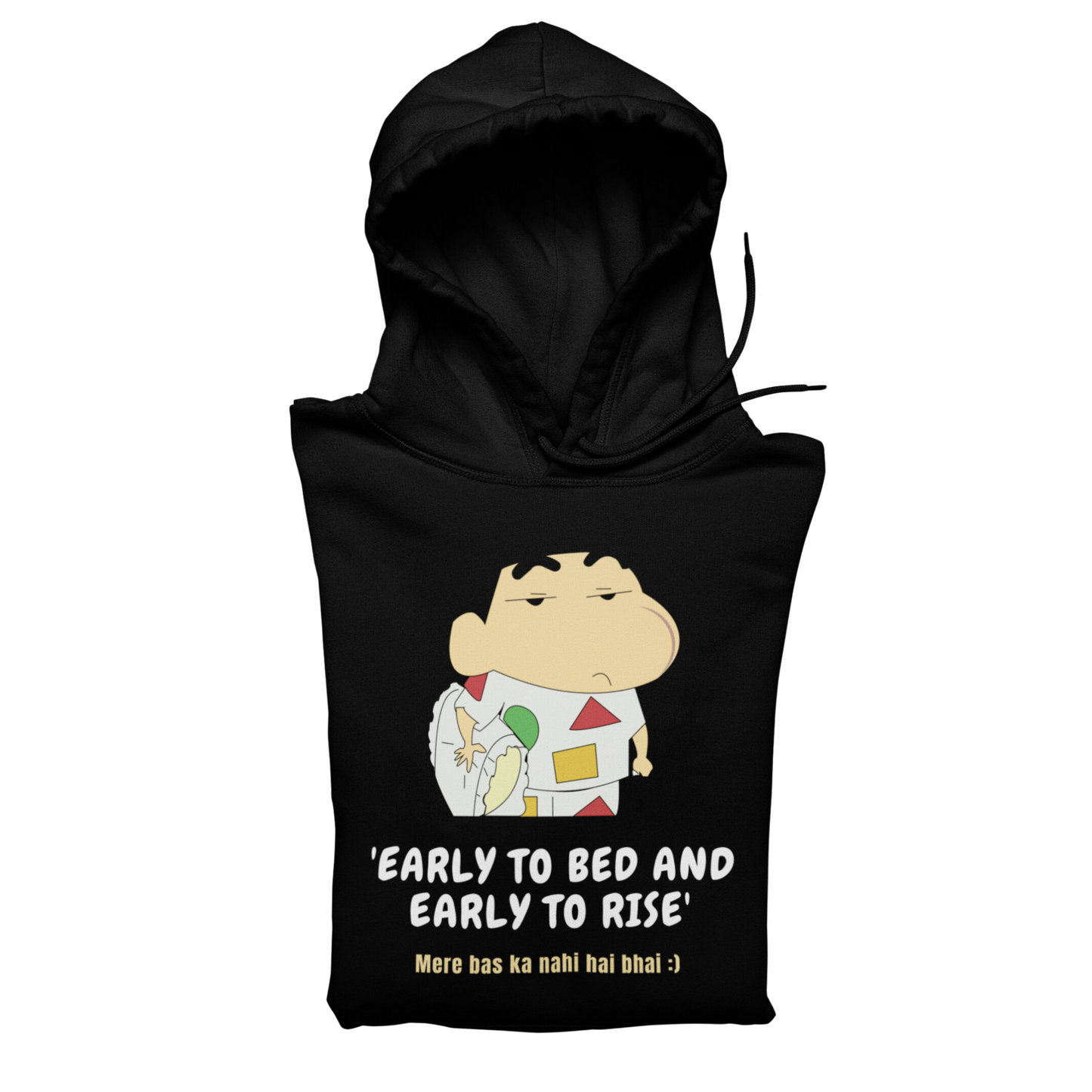 Early to bed early to rise shinchan | Premium Unisex Winter Hoodie