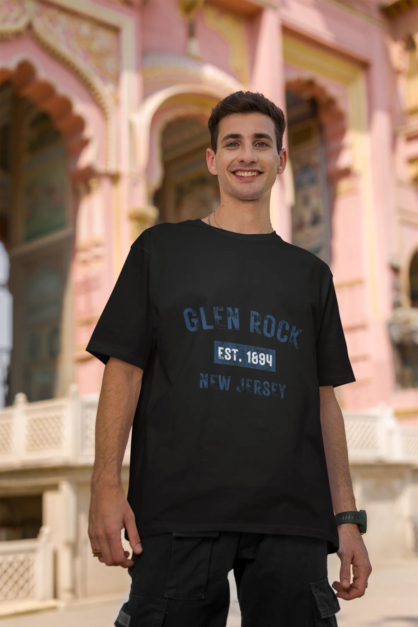 Glen Rock  | Retro Theme | Dropped Sleeve Unisex Tee