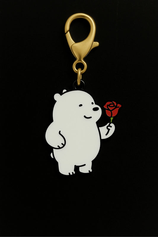 Ice Bear Rose | Couple | Keychain
