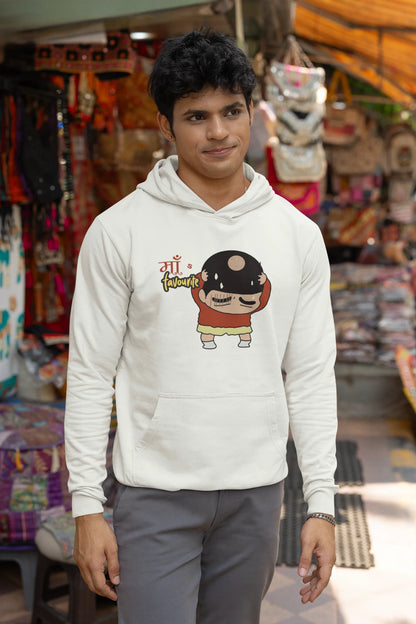 Maa's Favourite | Shinchan | Premium Unisex Winter Hoodie