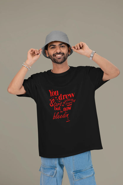 I'm Bleeding | T.S | Dropped Sleeve Unisex Tee
