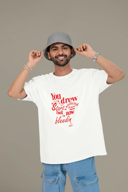 I'm Bleeding | T.S | Dropped Sleeve Unisex Tee