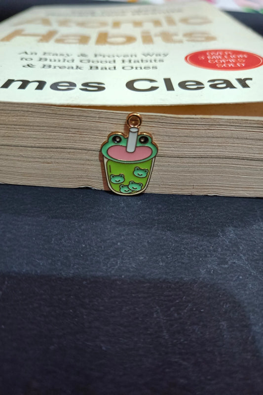 Frog Boba Tea | Aesthetic | Charms