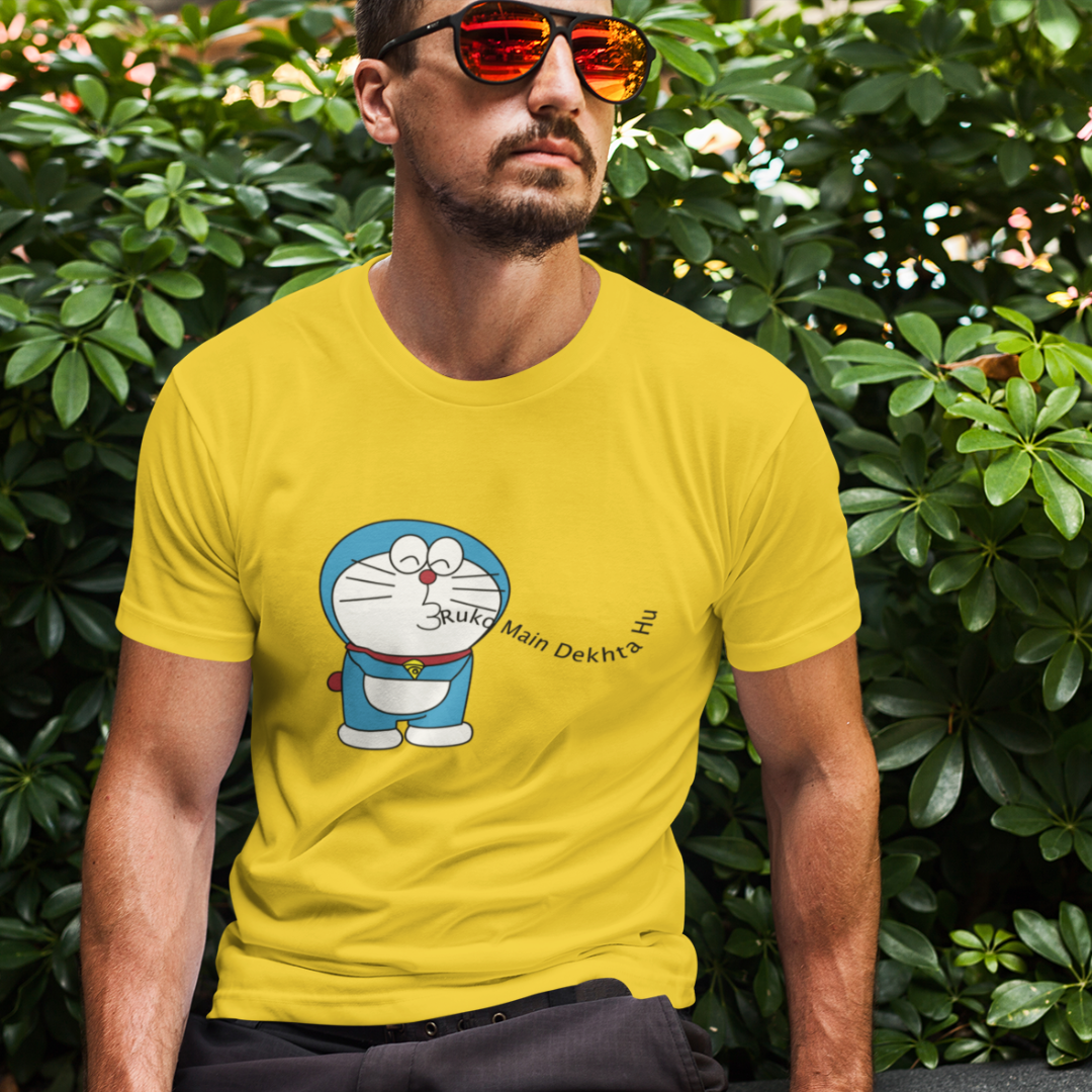 Ruko mai dekhta hu | Premium Half Sleeve Unisex T-Shirt