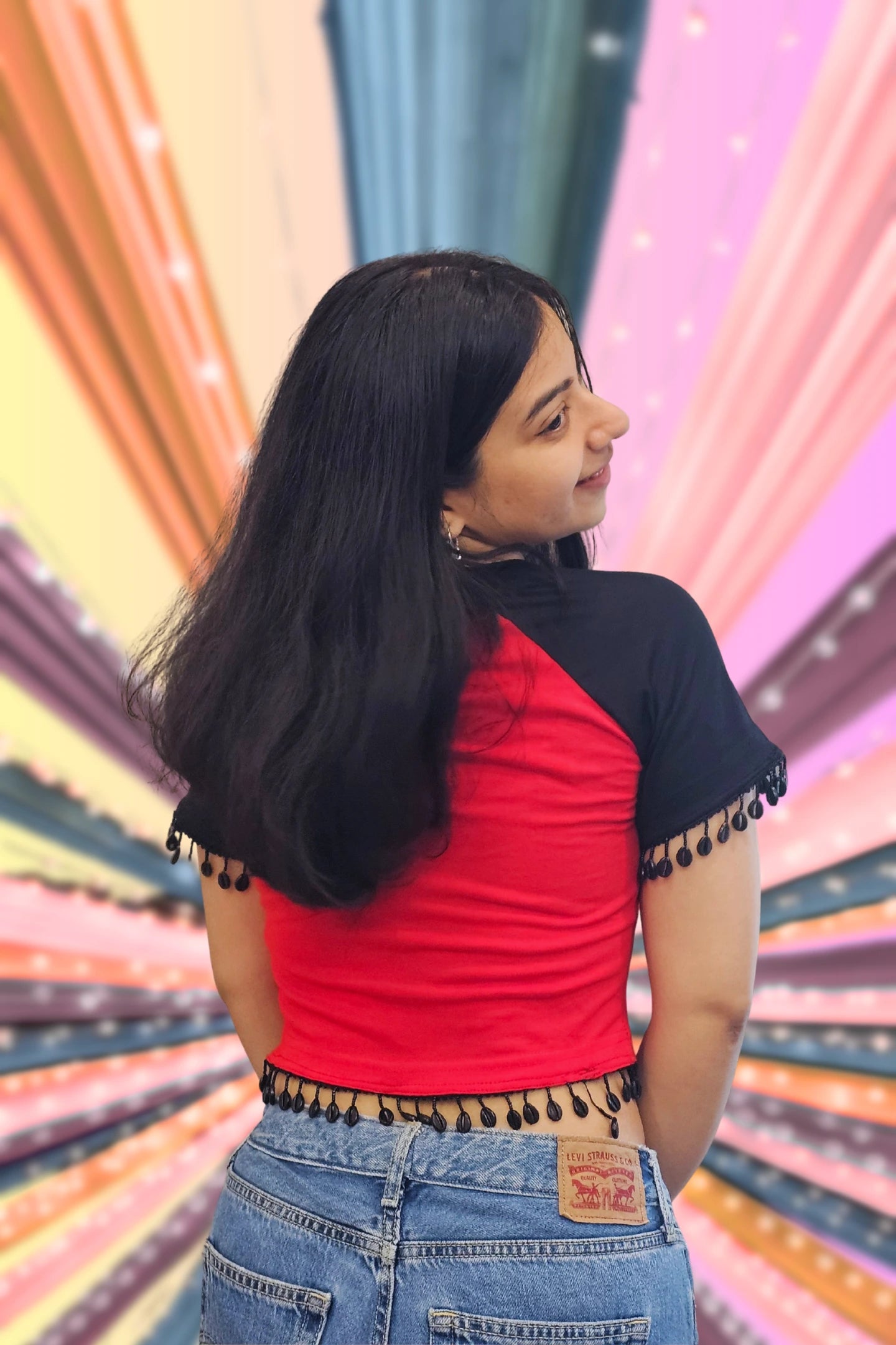 Jalsa | Festive Shaw-Tee | Indo-Western Crop Top