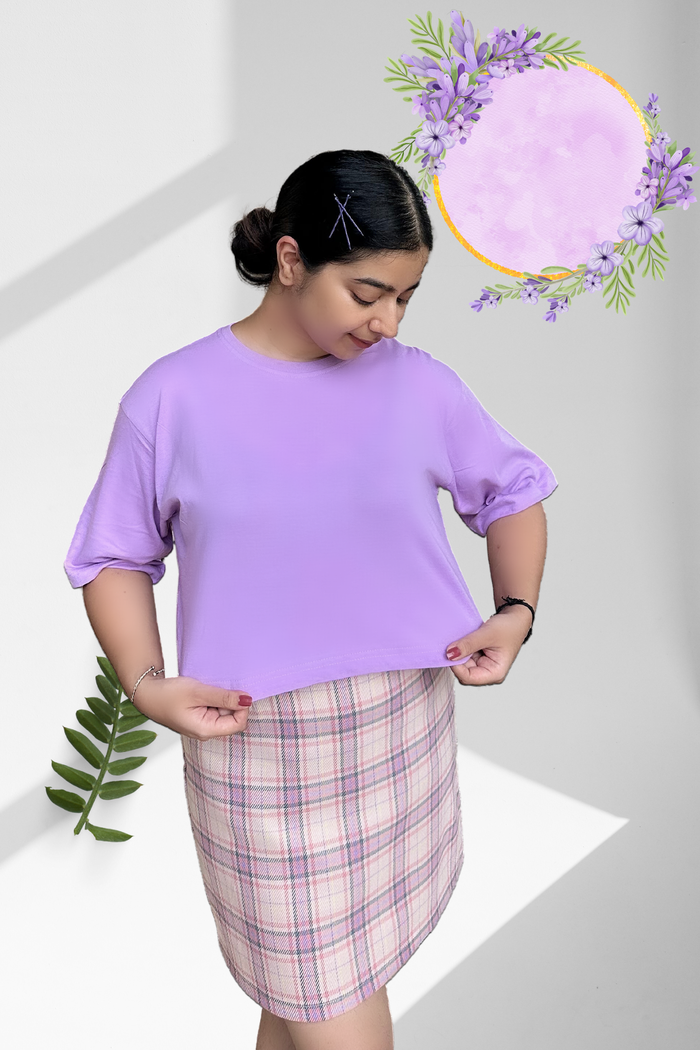 Plain Solid | Premium Oversized Crop Top | Broke Memers