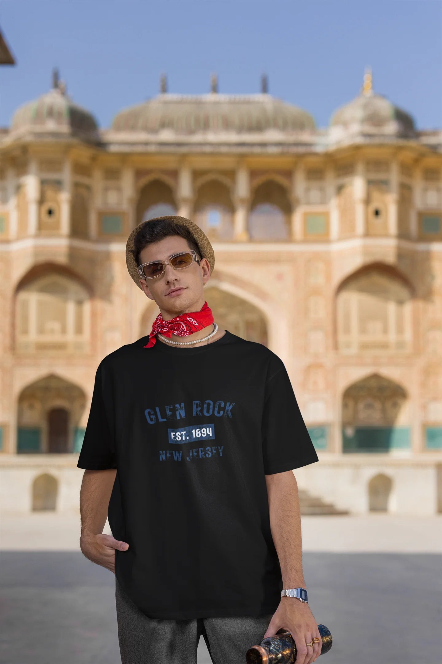 Glen Rock  | Retro Theme | Dropped Sleeve Unisex Tee